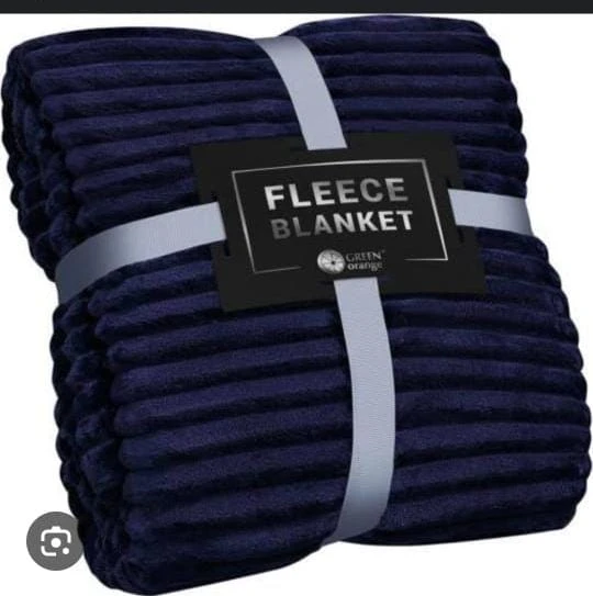 Plain Colour Velvet Fleece Blanket - Image 2