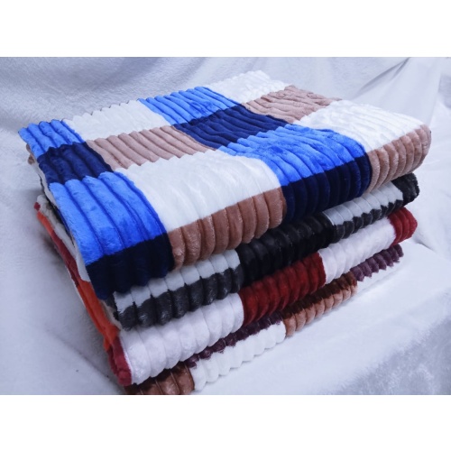 Coloured Pattern Velvet Fleece Blanket
