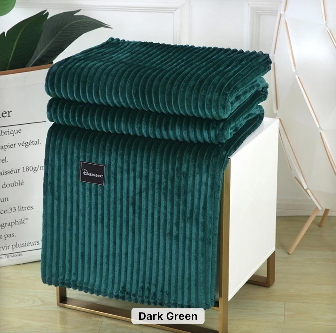 Plain Colour Velvet Fleece Blanket - Image 9