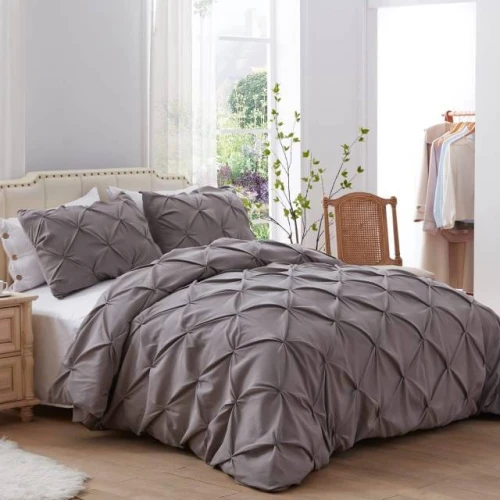 Pinch Pleat Duvet Cover Set